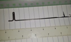 Pack of five needles for KX350 knitting machine