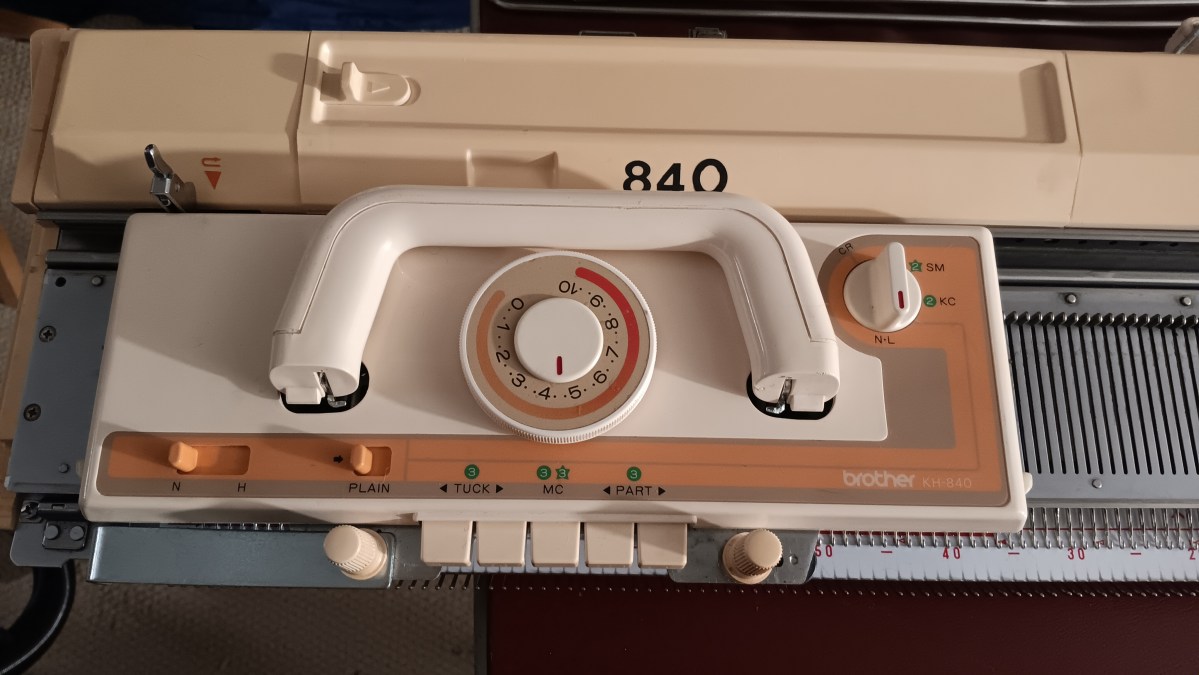 Brother KH840 prepared for Rose in December/January